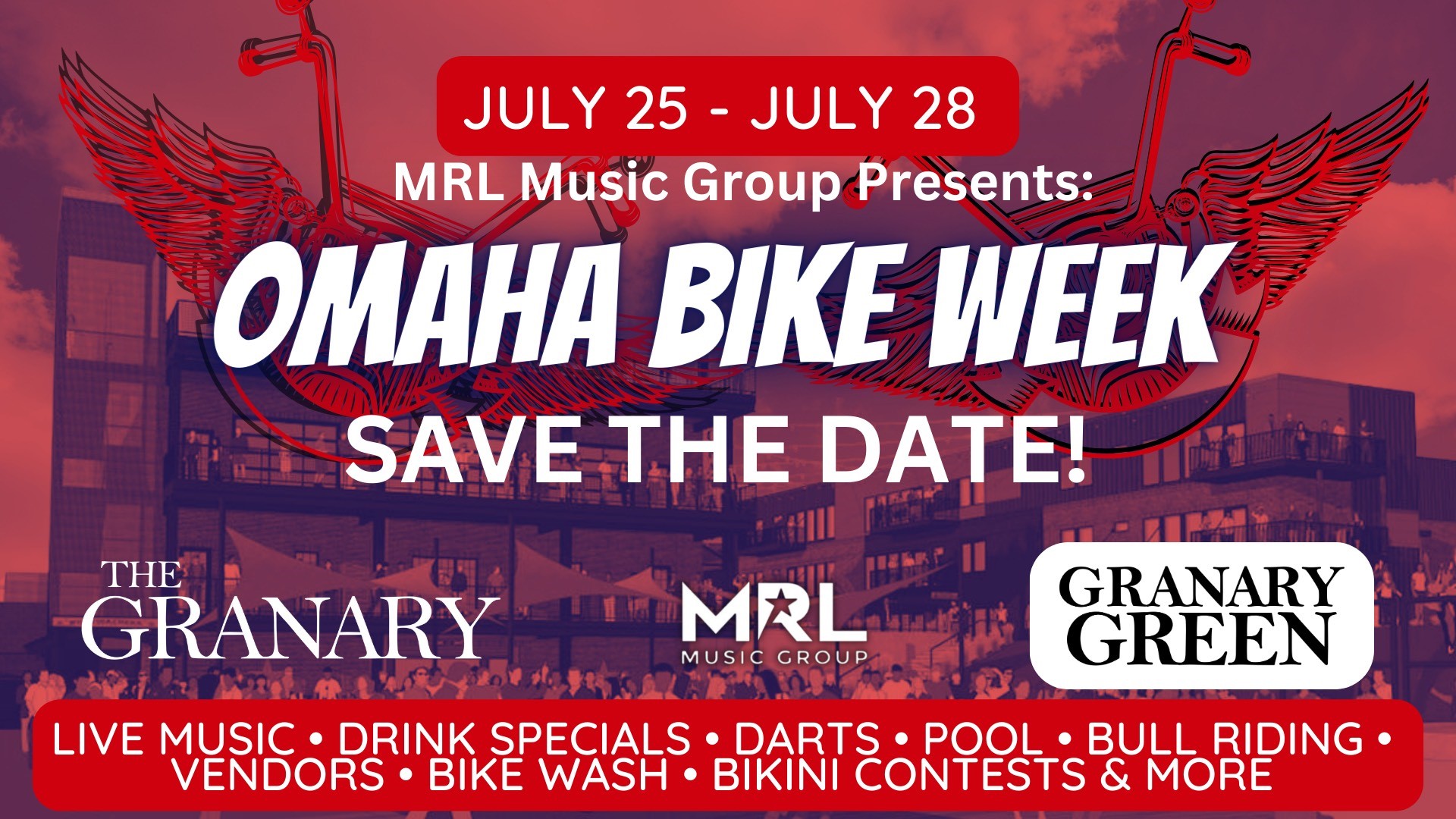 Omaha Bike Week 2024 Bushwackers Saloon