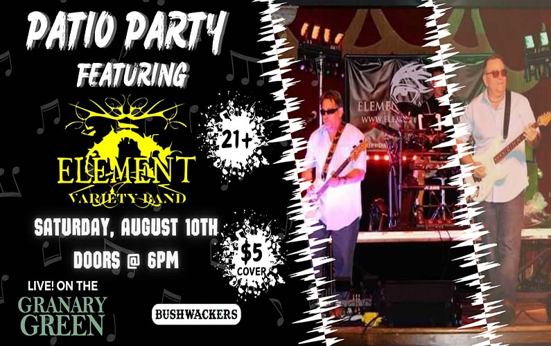 Patio Party Featuring Element Variety Band
